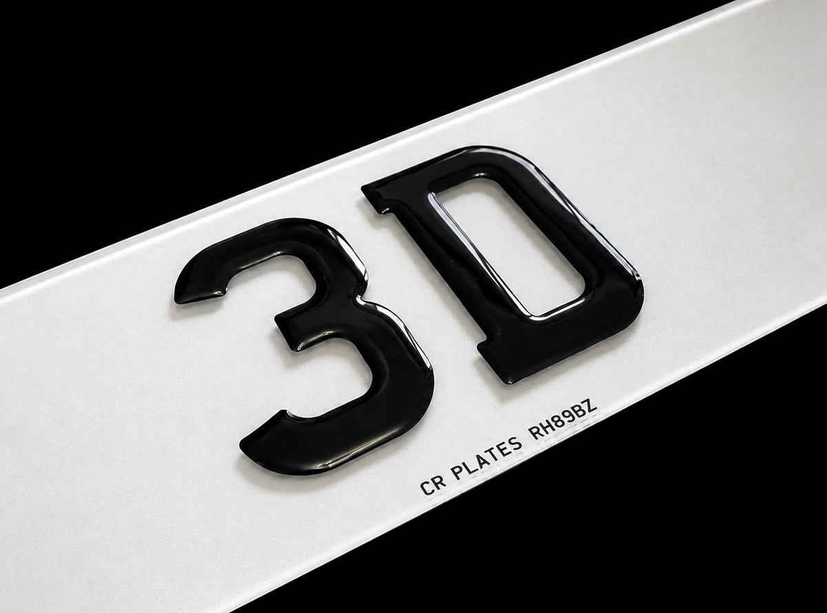 Are 3D gel number plates legal in the UK?