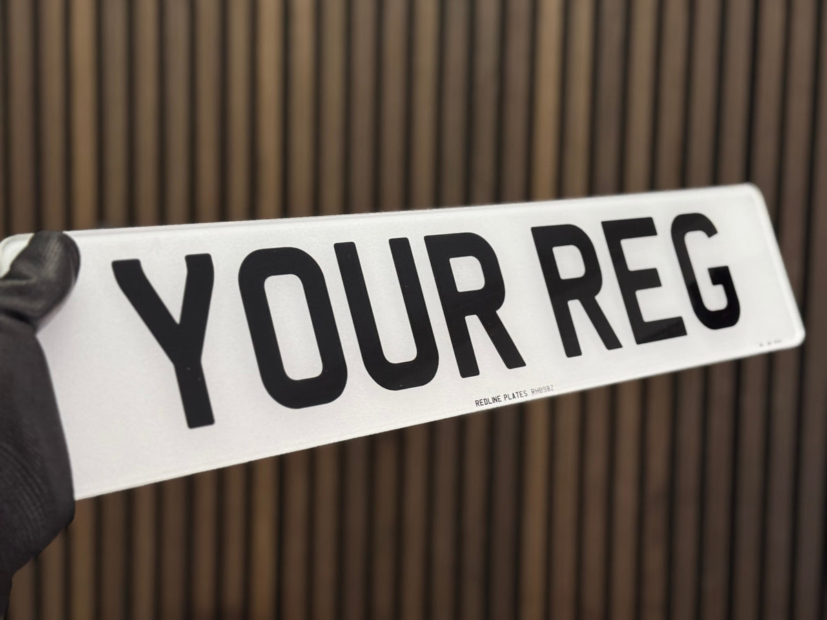 What makes a number plate legal in the UK?