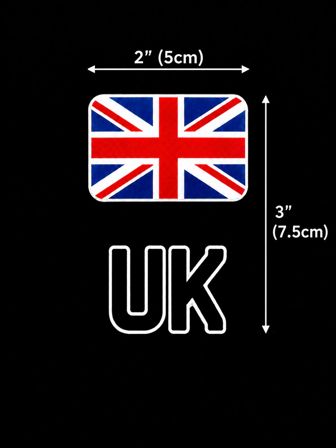 UK Flag Badge Sticker